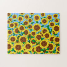Sunflower Fields Jigsaw Puzzles
