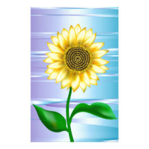 Sunflower Personalised Stationery