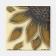 Sunflower Petals Magnet