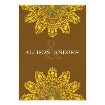Sunflower R.S.V.P. Personalised Invitation