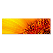Sunflower Thank You Bookmark & Emerson Quote Business Card