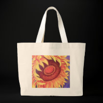 Sunflower Tropical Flower Painting - Multi bags