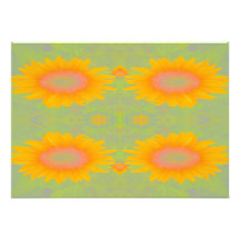 Sunflowers Multiplied Personalised Invites