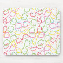 Sunglasses Outline Mousepad