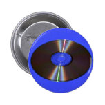 sunlight diffraction off of CD-ROM Pinback Button