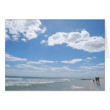 Sunlit Beach Greeting Card