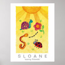 sunny friends poster