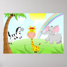 Sunny greetings from Africa Poster