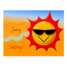Sunny Greetings Postcard