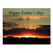 Sunrise Father's Day postcard