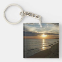 Sunrise in Norfolk VA Key Chains