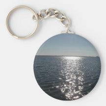 Sunrise on Lake Pontchartrain Keychain
