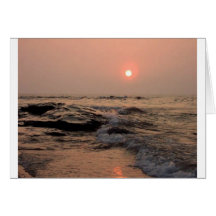 SUNSET_0700 GREETING CARD