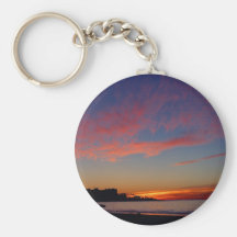 Sunset At La Jolla Shores Keychain