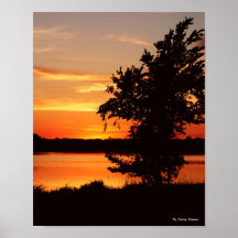 Sunset at the ranch 3 print