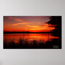 Sunset at the ranch posters