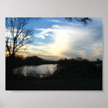 Sunset at the River Print