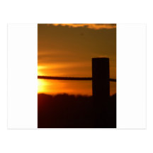 sunset at West Dennis Beach Post Card