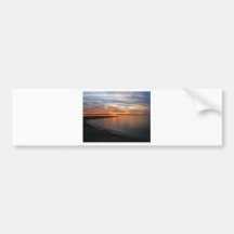 Sunset Beach Bumper Sticker