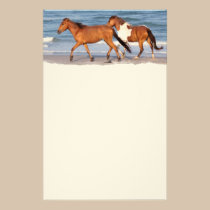 Sunset Beach Horse stationery