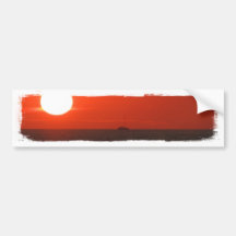 Sunset Booze Cruise Bumper Sticker
