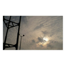 Sunset Girder Blank Business Cards