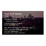 Sunset glow over Old City of Jerusalem, Israel Business Card