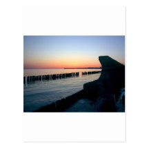 sunset Hel Poland Postcards