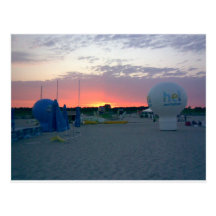 sunset Hel Poland Postcards