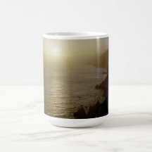 Sunset Highway 1 Coffee Mugs