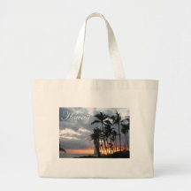 Sunset in Hawaii 2 Tote Bags