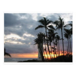 Sunset in Hawaii Post Cards