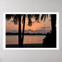 Sunset in Rangali Poster