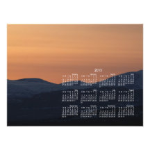 Sunset Layers; 2013 Calendar Art Photo
