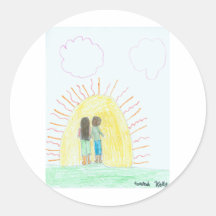 Sunset Love Stickers