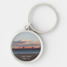 Sunset On Lake Powell Keyring Key Chains