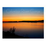 Sunset on the Columbia River Gorge Postcard