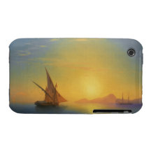 Sunset over Ischia Ivan Aivazovsky seascape waters Case-Mate iPhone 3 Cases