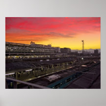 SUNSET over KYOTO STATION - JAPAN Poster