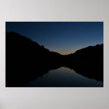 Sunset over Lake Posters