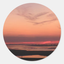 Sunset Over Merseyside Sticker