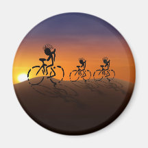 Sunset Riders Fridge Magnet
