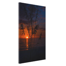 Sunset Silhouette Canvas Print
