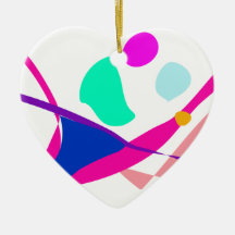 Sunset Waves Christmas Ornaments