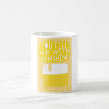 sunshine elephant coffee mug