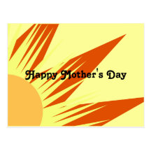 Sunshine Happy Mother's Day Post Cards