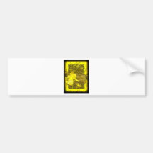 Sunshine yellow bumper stickers