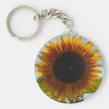 Sunshiny Day Sunflower Keychain