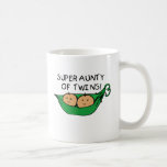 Super Aunty of Twins Pod Coffee Mugs