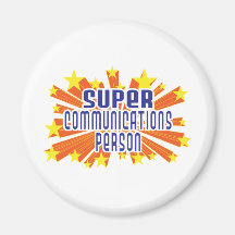 Super Communications Person Fridge Magnets